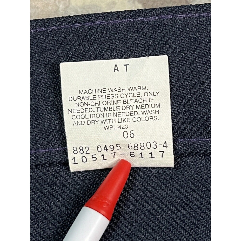 Vintage Levi's Pants Men's 38x32 Blue Chino Straight Dacron Polyester 90's USA - Picture 5 of 12